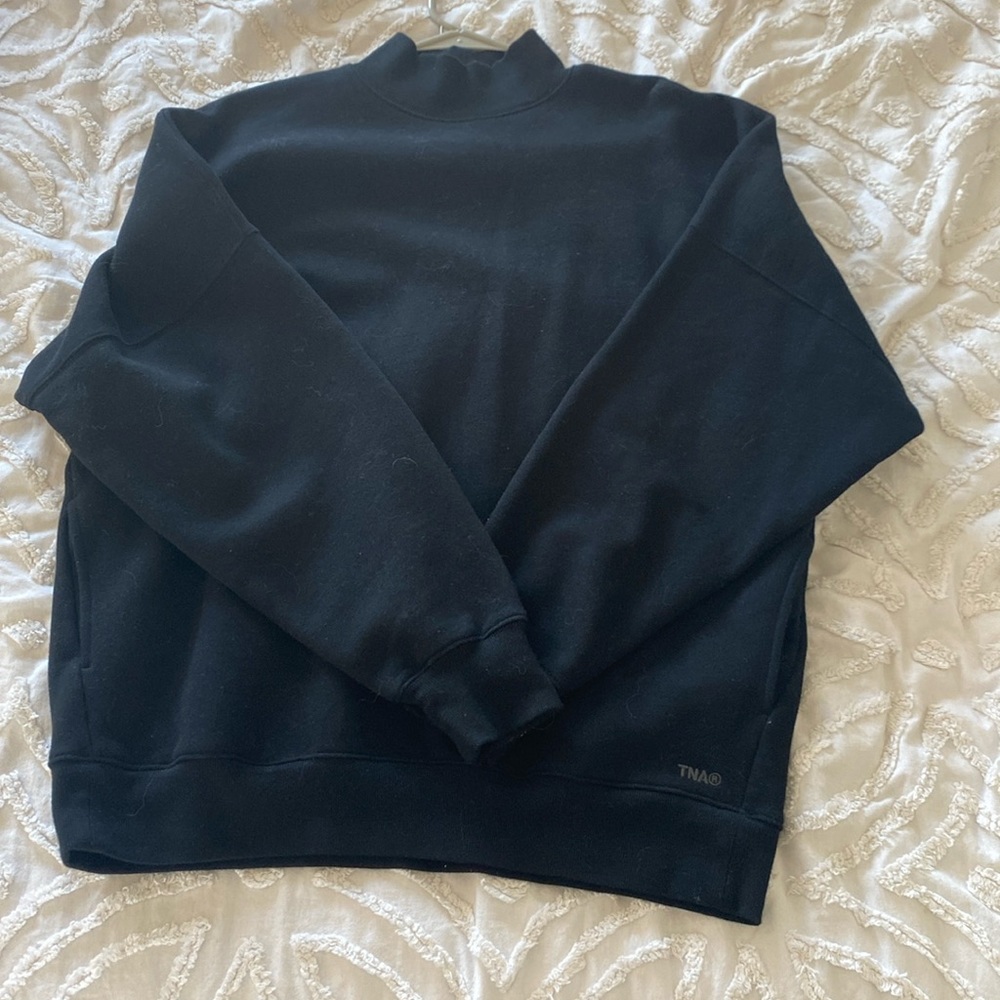 TNA ARITZIA SWEATFLEECE MOCK NECK